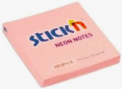 Gıpta Yapışkanlı Not Kağıdı 76x76 100 yp Neon Pembe