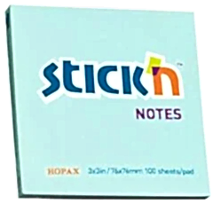 Gıpta Yapışkanlı Not Kağıdı 76x76 100 yp Pastel Mavi