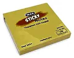 Mas Yapışkan Notluk 76x76 100 yp Pastel Sarı