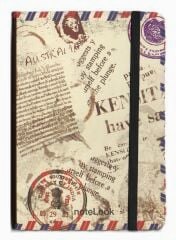 Scrikss Notelook Hindistan A6 İplik Dikişli Sert Kapak 100 yp Çizgili Defter